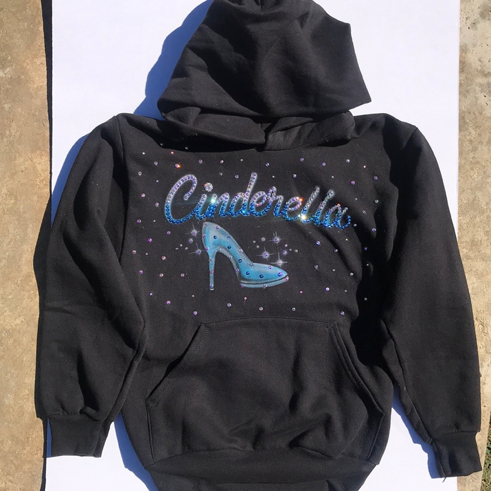 Custom Rhinestoned Cinderella Sweatshirt